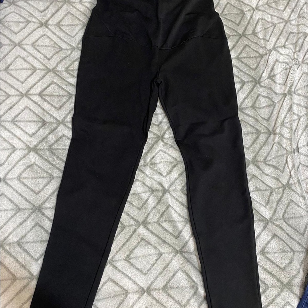 High-Waisted Black Leggings